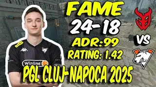 fame gets 24 Kills vs 3DMAX! fame POV (Ancient) at PGL Cluj-Napoca 2025