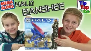Halo Banshee Mega Bloks 97202 Blue Series Unboxing Video Spielzeug auspacken spielen Kinder Kanal