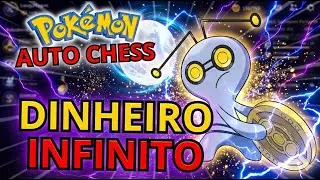 FARMANDO DINHEIRO INFINITO COM O GIMMIGHOUL - TIME DE A&Ccedil;O POKEMON AUTOCHESS