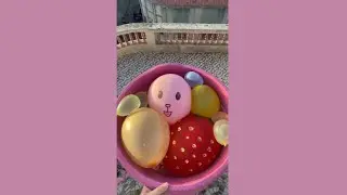 Massive Balloon Drop from the Rooftop!💥🎈#balloon#satisfying 