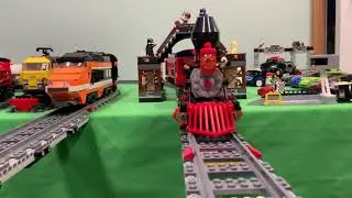Modifications to Platform 9 3/4 to fit the LEGO Disney Train