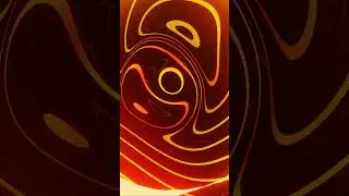 #shorts  VJ #LOOP NEON Red Yellow Gradient Aesthetic Waves #Abstract Background Video 4k Screensaver
