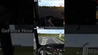 RTX 3070 vs GeForce Now, graphical comparison [Euro Truck Simulator 2]