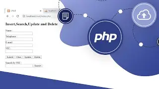 Insert Search Update Delete using PHP