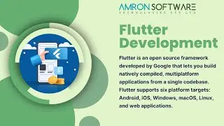 Flutter Development Services in New York, California, Vancouver, London - Amron Software