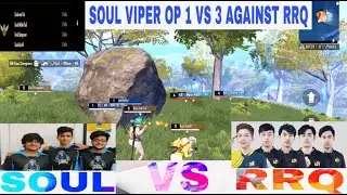 Soul VS RRQ Fight !! RRQ Squad Wiped BY Soul !! In ESports Custom Room !! Soul Viper OP !!