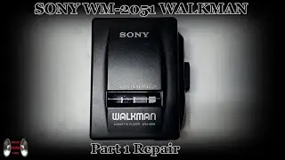 SONY WM-2051 Walkman (Auto Reverse) (1990) Part 1 Repair