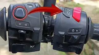 Bajaj Pulsar N160 right & left handle switch layout explained.Kill switch, starter motor, indicator 