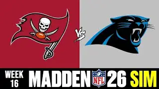 Bucs at Panthers - 12/21 (Madden 26 Sim)