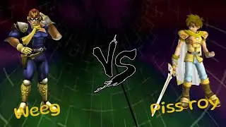 Weeg(captain falcon) VS Piss roy(roy)  Aceboxs birthday celebration
