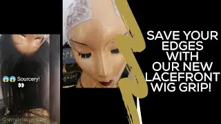 New Lacefront Wig Grip | Save your edges and wear your frontals glueless!