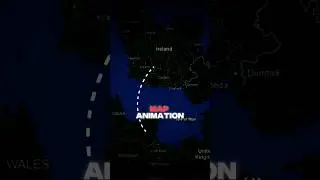 HOW to do MAP ANIMATION!  #videoediting #canva #animation