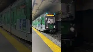 Boston subway green line. The world oldest subway system