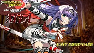 Fire Emblem Heroes - Resplendent Mia Unit Showcase ( Builds, Dialogue, Attires & Animations )