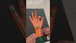 Homemade Prosthetic Hand Made Of Paper #ytshorts #science #scienceproject