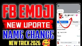 2026 FACEBOOK EMOJI STYLISH NAME CHANGE | NEW UPDATE EMOJI NAME  2026