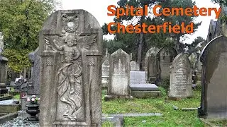 Chesterfield Spital Cemetery, UK:  Inc. memorials to five young girls who died in a theatre fire.