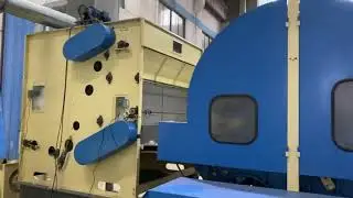 YWJM-2 Hard polyester wadding making machine, thermo bonded wadding production line