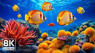 Azure Serenity 8K 🐡 Ocean Dreams &ndash; Peaceful Relaxing Music for Inner Balance