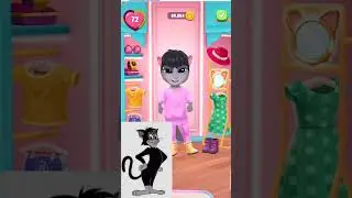Butch cat cosplay from Tom and Jerry by My talking Angela 2 #mytalkingangela2 #tom #tomandjerry