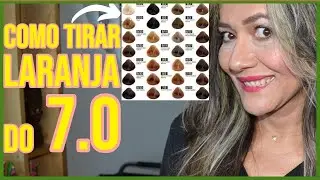 COMO CLAREAR O CABELO COM 7.0 SEM DEIXAR LARANJA