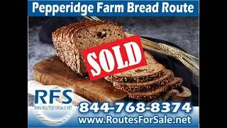 Pepperidge Farm Bread Route For Sale, Wichita, KS