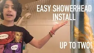 How To Replace A Shower Head - 2 Head Renovation