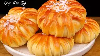 🥥Новая сочная начинка! Вкуснейшие Булочки Баунти Райское наслаждение в каждом кусочке 🌴Люда Изи Кук