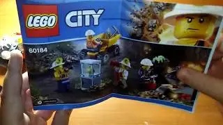 Lego city 60184 Бригада шахтёров