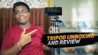 TRIPOD UNBOXING & REVIEW + HOW TO USE IN DETAILED,₹330.