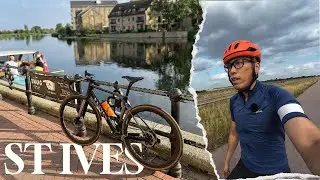 🇬🇧 GOWES BUSWAY Cambridge! Jalur Mantap Ke Desa St Ives | Canyon Endurace CFR | Boso Jowo
