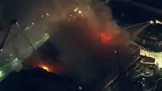 Crews continue battling 3-alarm Auburn fire into the night