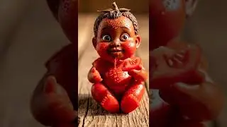 Cute Tomato Baby Eating Tomato 🍅 | Realistic Food Art