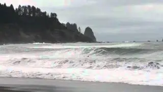 Surfers at La Push, WA.