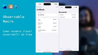 Observable Macro in SwiftUI | Come rendere classi osservabili da View