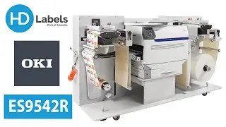 OKI Plavi ES9542R Digital Label Press (CMYK + White) | HD Labels