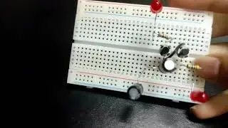 Breadboard configuration - serial capacitor