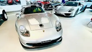Porsche 911 GT1 1998 года за 15 миллионов долларов прибыл! Выставочный зал гиперкаров Джо Макари ...