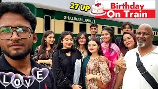 Birthday Celebration on Wheels 🚆Surprise birthday Party in Fast & Furious Shalimar Express Train🚂