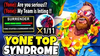 *YONE SYNDROME* I Made A Yone Lose His Mind For 20+ Minutes As Gangplank...