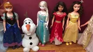 My Size Barbie and Disney Collection in Their Original Clothing