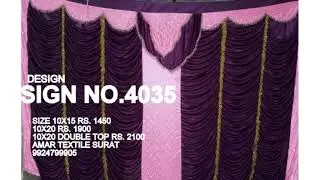 New Design Tent Parda