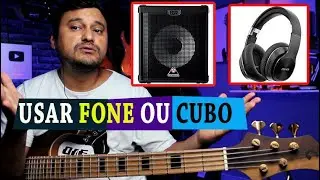 🔹 COMO ESTUDAR MELHOR? Contrabaixo + CUBO ou CONTRABAIXO + FONE?