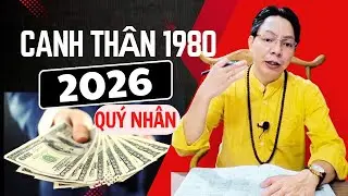 Tử vi Tuổi CANH THÂN 1980 năm 2026 nam mạng Tai Ách nữ mạng 1980 Cẩn thận