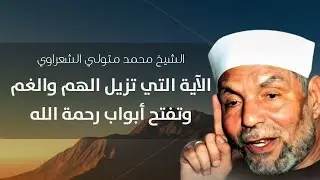 الآية التي تزيل الهم والغم وتفتح أبواب رحمة الله  تفسير الشيخ محمد متولي الشعراوي