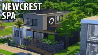 Modern Newcrest Spa | The Sims 4 speedbuild