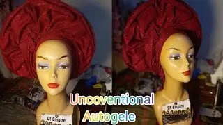  Make An Unconventional Autogele with me #autogele #asoke #asoebistyles #africanfashion #diy