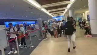2025 Timelapse Tour of Orlando International Airport Terminal B Level 3 Ticketing & Check In