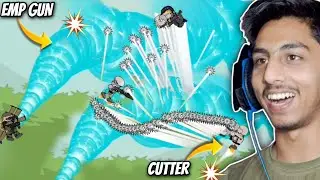 CUTTER and EMP GUN Only Challenge | Mini Militia Gameplay