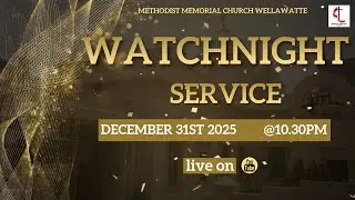 Methodist Memorial Church - Watchnight Service Tamil - Live @ 10.30 PM on 31-12-2025